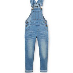 Light Blue Wash Overalls - Girls